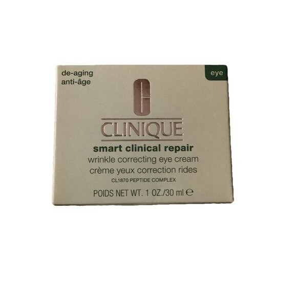 Clinique Smart Clinical Repair Wrinkle Correcting Eye Cream 1 oz 30 mL New - Picture 3 of 6